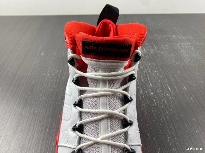 Retro White Red Jordan 9 302370-160 Gym Air 1106